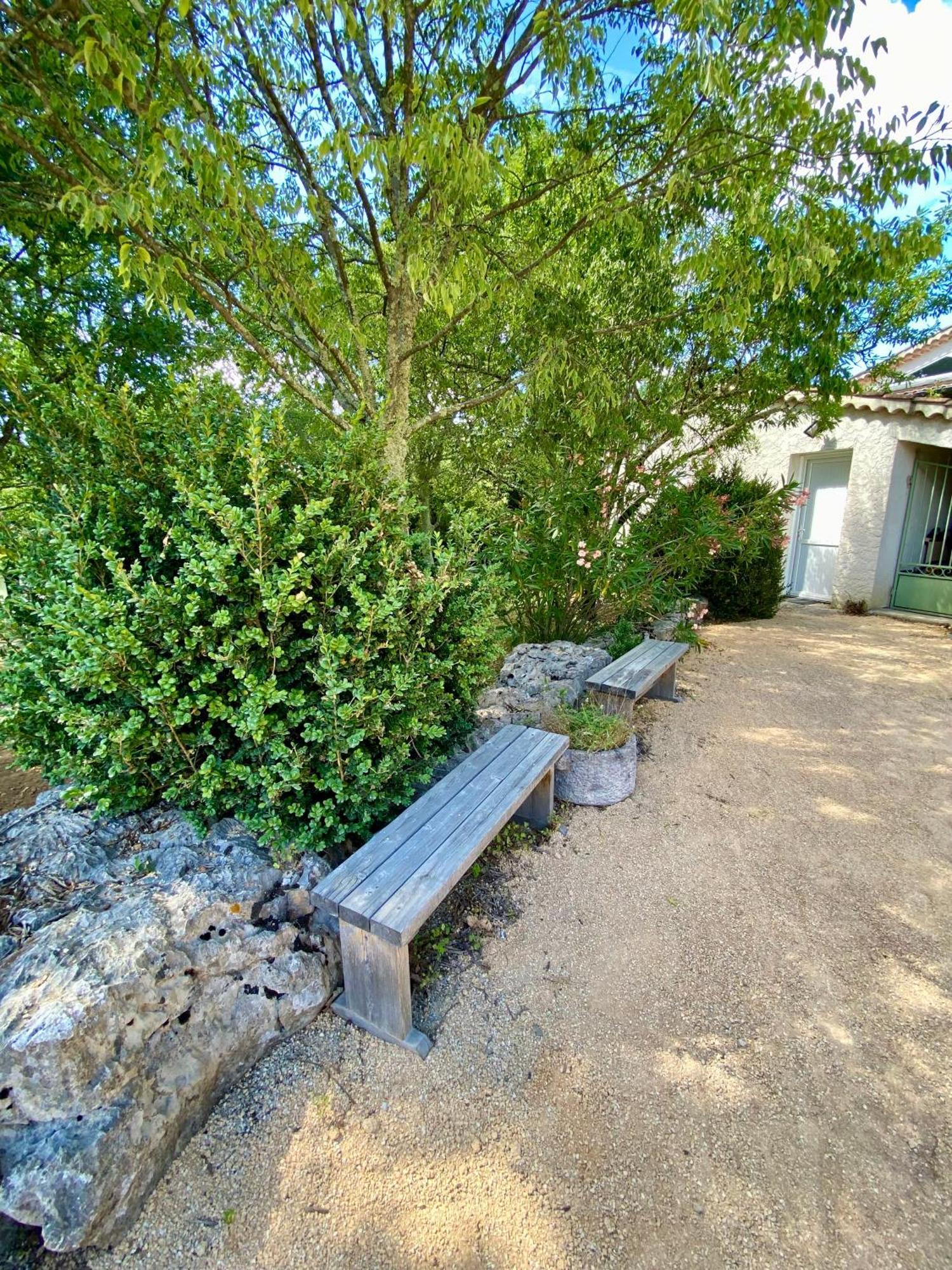 Maison Pour 12P, Piscine A Debordement Chauffee D'Avril A Octobre Inclus Ruoms Kültér fotó